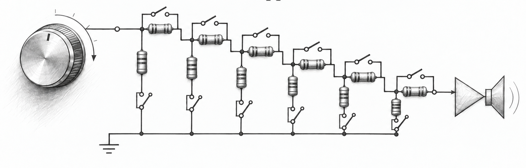 Volume control: the stepped ladder attenuator